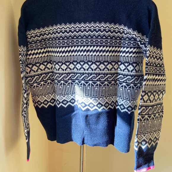 NWT Vineyard Vines Fair Isle Half-Zip Sweater - Picture 3 of 3